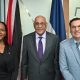 Senator the Honourable Satyakama Maharaj, Minister of Trade, Investment and Tourism (centre), with Ms. Ana Suero Santana, Chargé d’Affaires, a.i., of the Embassy of the Dominican Republic in Port of Spain (left), and Dr. Colin Neil Gosine, Parliamentary Secretary in the Ministry, following today’s meeting at the Ministry’s headquarters.