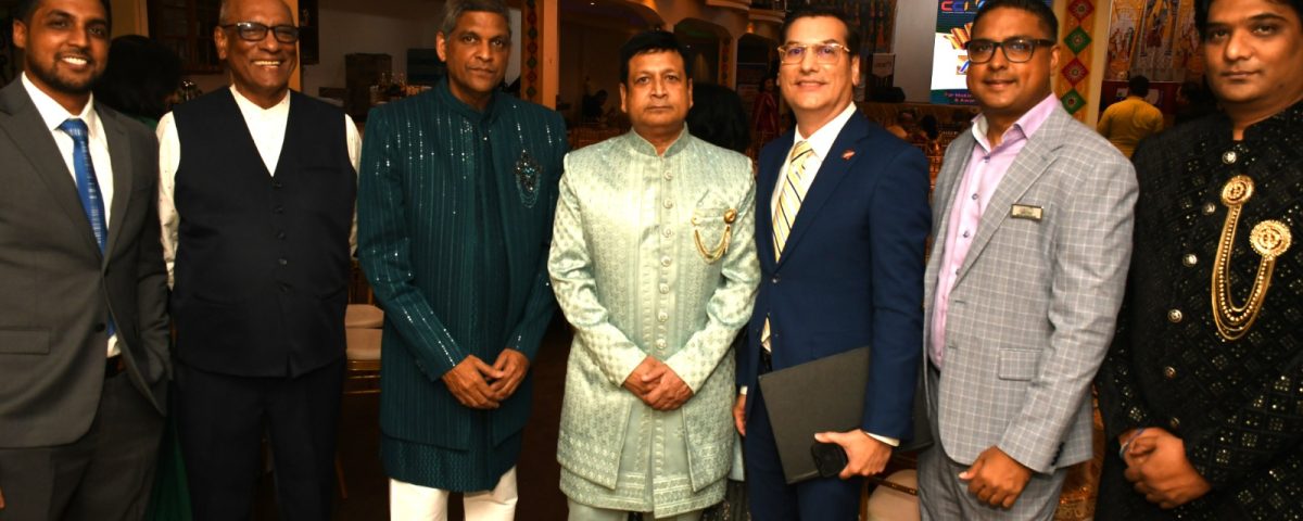 Dr. Colin Gosine MP, Parliamentary Secretary with members of the Chaguanas Chamber of Industry and Commerce