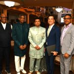 Dr. Colin Gosine MP, Parliamentary Secretary with members of the Chaguanas Chamber of Industry and Commerce