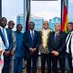group of executives for Ghana courtesy call including the Minister