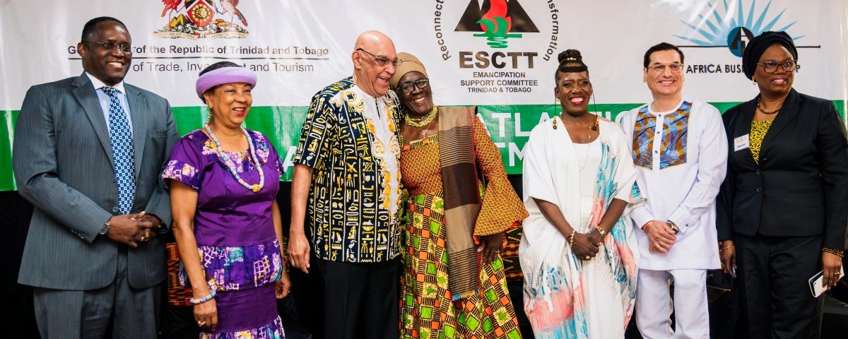 Group of persons including the Minister at the Transatlantic Trade Symposium 2025