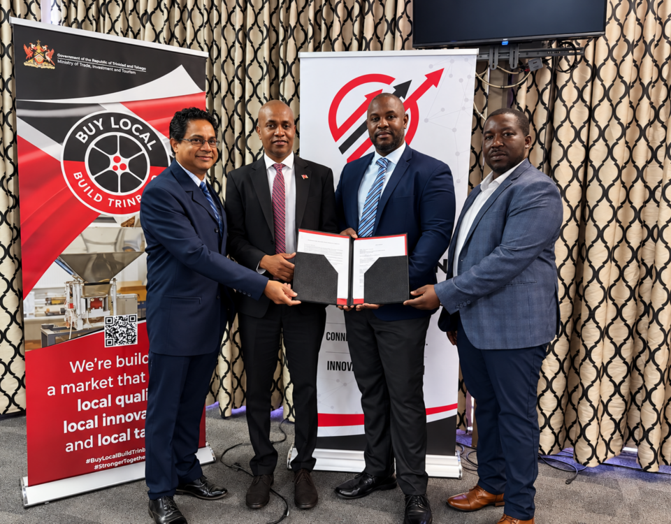 Corporate Signing Ceremony with Promotional Banners